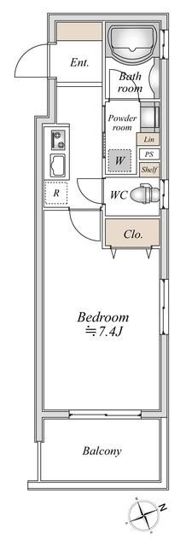 ドゥーエ阿佐ヶ谷の間取り画像