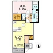 ライブコートB棟の間取り画像