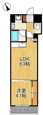 ウイングス西本町の間取り画像