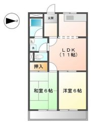 ハニーパーク高巣の間取り画像