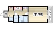 リーガル神戸元町の間取り画像