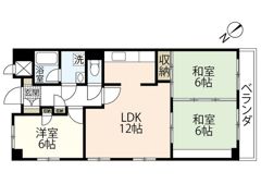 ルミエール己斐本町Ⅱの間取り画像