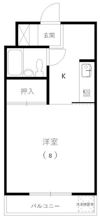 カレッジハイツIの間取り画像