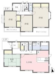 宮原町2丁目戸建の間取り画像