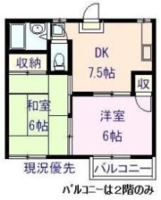 ハイツサカエAの間取り画像