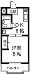 グリーンハイツ根洗の間取り画像