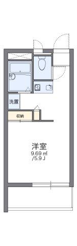 レオパレスリラ上池の間取り画像