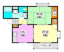谷津アークガーデンC棟の間取り画像