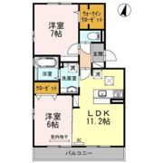 セジュールT＆T上東雲の間取り画像