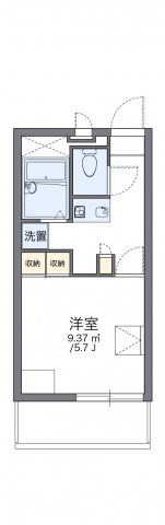 レオパレスRyusei中道通の間取り画像