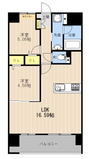 LIBTH菊陽Ⅱの間取り画像