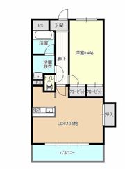 ウイング下小出の間取り画像