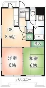 ウイング錦の間取り画像