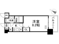 アプリーレ神戸元町の間取り画像