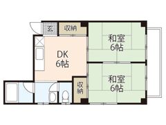 クボタコーポの間取り画像