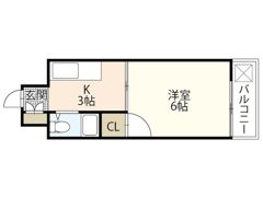 サクラーレ平野町【旧：第1創広ビル】の間取り画像