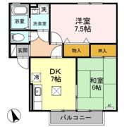 クレストハイツ Aの間取り画像