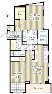 エル・セレーノ南麻布の間取り画像