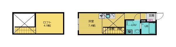 シャルム北千住の間取り画像