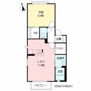 リバーサイド城西 B棟の間取り画像