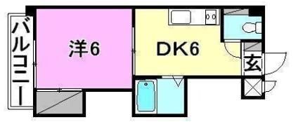 第3ゴトービルの間取り画像