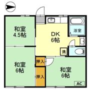 ファミールコーポ高屋 6棟の間取り画像