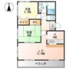 ハイム精華台の間取り画像