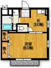 アイリス内山の間取り画像