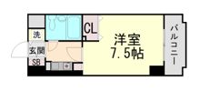ライオンズマンション三宮東第2の間取り画像