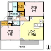 リビングタウン観音寺D棟の間取り画像