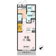 クレール西の庄の間取り画像