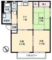メゾンブリエ Ⅱの間取り画像