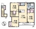 シャーメゾンあきの間取り画像