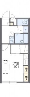 レオパレス福間駅東の間取り画像