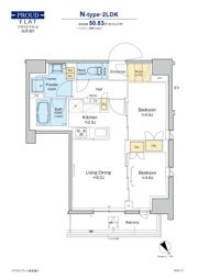 プラウドフラット清澄通りの間取り画像