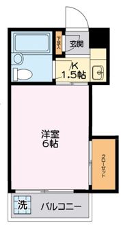 シブヤハイツの間取り画像