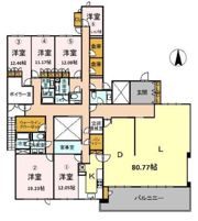 南部坂コンパウンド B棟の間取り画像