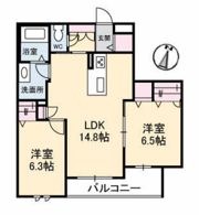 シャーメゾン井口の間取り画像