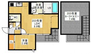 Grandtic Glory 五日市(仮称Grandtic五の間取り画像