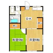ハイツ風ぐるまAの間取り画像