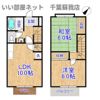 オオマデンハイツBの間取り画像