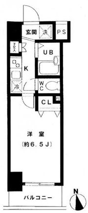 スカイコート新宿落合南長崎駅前の間取り画像