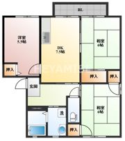 ディアス池田E棟の間取り画像