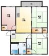 ディアス池田E棟の間取り画像