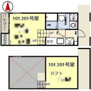 花京院 スカイの間取り画像