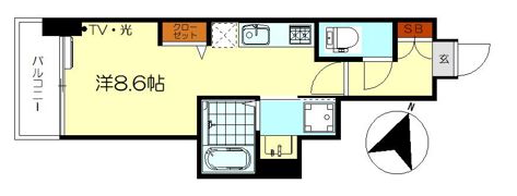 月光呉本通2丁目の間取り画像