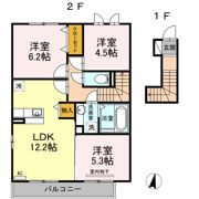 オンディーヌの間取り画像