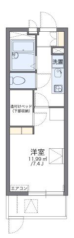 レオパレス生野Ⅲの間取り画像