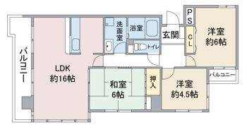 メゾンSKの間取り画像