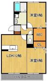 ケイズスクエアDの間取り画像